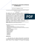 Metodología de Desarrollo Incremental de Sistemas de Información