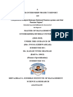 Comparative Analysis Between National Pension System and Atal Pension Yojana (APY)