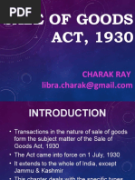 Sale of Goods Act, 1930