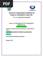 Clasificacion y Caracteristicas Del Agua