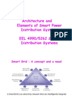 Architecture and Elements of Smart Power Distribution Systems EEL 4990/5262 Smart Distribution Systems