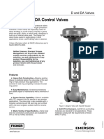 Design D and DA Control Valves