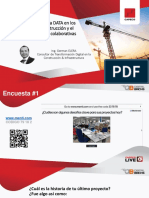 Webinar La Importancia de La DATA en Los Proyectos de Construcción y El Uso de Plataformas Colaborativas German ELERA PDF