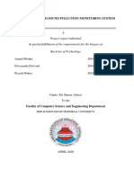 IOT BASED AIR AND SOUND POLLUTION MONITORING SYSTEM REport