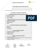 Prueba de Conocimientos Conductores