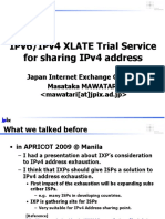 Ipv6/Ipv4 Xlate Trial Service For Sharing Ipv4 Address