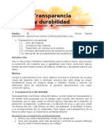 Transparencia y Durabilidad. Tema de Óptica Oftálmica