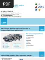 Foaming Simulation of PU Systems For The Automotive Interior