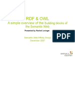 RDF & Owl: A Simple Overview of The B