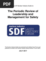 The Periodic Review of Leadership and Management For Safety: The UK Nuclear Industry Guide To