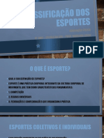 Classificação Dos Esportes