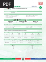 Miginox 307: Classification: en Iso 14343-A