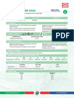 Miginox 316lsi: Aws A/Sfa 5.9 EN ISO 14343-A