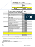 Employee Declaration Form FY 2020-21