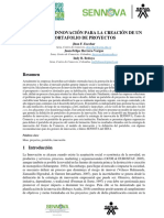 Proceso de Innovación para La Creación de Un Portafolio de Proyectos