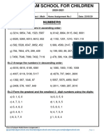 Math Home Assignment - 1