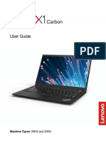 X1 Carbon User Guide PDF