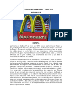 Liderazgo Transformacional y Directivo Mcdonalds