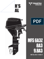 Manual Owner'S: 6A3Z 8A3 9.8A3 MFS