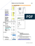 Concrete T-Beam Calculator v1.0