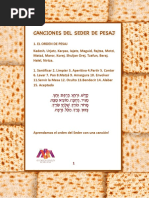 Cancionero Seder DE PESAJ