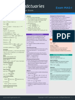 Mas-I Formula Sheet PDF