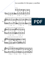 Ejercicio 38 Los Acordes 6-4 de Paso y Auxiliar
