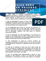 Consejos para Superar Pruebas Psicotecnicas