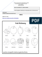 Ingles Fruits Segundo PDF