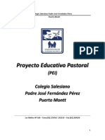 Proyecto Educativo Pastoral Salesianos Puerto Montt PEI