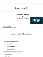 Asymptotic and Divide and Conquer