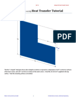 Abaqus/CAE Heat Transfer Tutorial: (Ver. 6.11) Problem Description