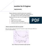 Carburetor and FI in SI Engines