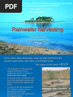 Rainwater Harvesting Systems For Small Islands