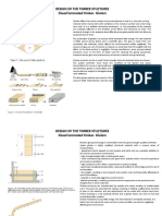 Design of The Timber Stuctures Glued Laminated Timber-Glulam