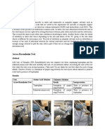 Solubility Test and Acree-Rosenheim Test