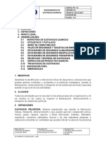 Procedimiento de Sustancias Quimicas