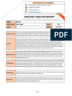 Graphology - Handwriting Analysis Report