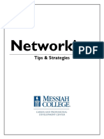 Networking: Tips & Strategies