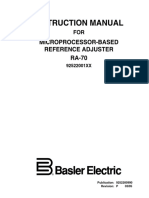 Instruction Manual: Microprocessor-Based Reference Adjuster RA-70