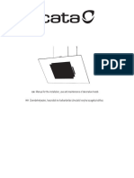 Manual For The Installation, Use and Maintenance of Decorative Hoods Üzembehelyezési, Használati És Karbantartási Útmutató Konyhai Szagelszívókhoz