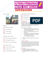 La Exposición para Quinto Grado de Primaria