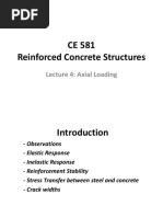 CE 581 Reinforced Concrete Structures: Lecture 4: Axial Loading