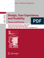 Design User Experience and Usability Theory and Practice 2018