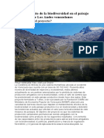 Programa de Mantenimiento y Biodiversidad