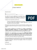 Carta de Indemnizacion Validacion