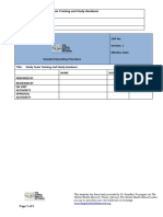 Sop Title: Study Team Training and Study Handover SOP Version No: 01 Date