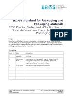 BRCGS Standard For Packaging and Packaging Materials