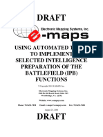 Draft: Using Automated Tools To Implement Selected Intelligence Preparation of The Battlefield (Ipb) Functions