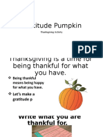 Gratitude Pumpkin